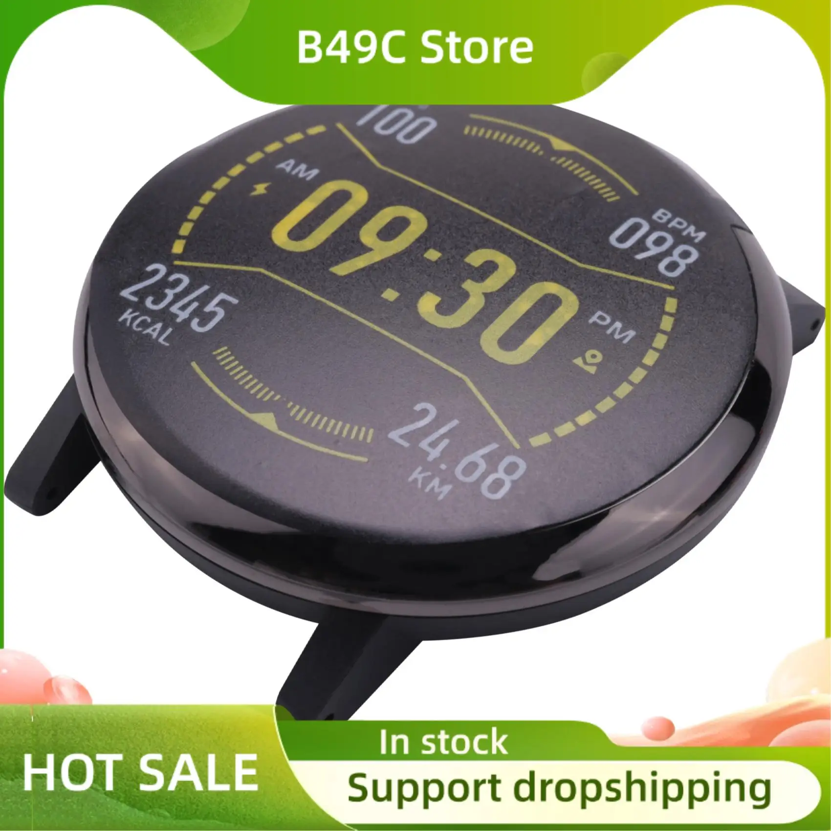 

B49C Смарт-часы с полным нажатием экрана, монитор сердечного ритма, кровяное давление, кислород в крови, монитор сна, шагомер, браслет, часы