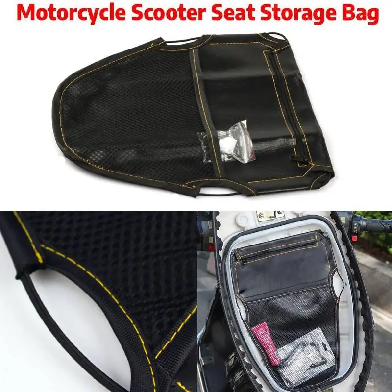 For Vespa GTS300 GTS GTV 300 GTS250 GT LX Sprint Primavera 125 150 Motorcycle Scooter Under Seat Storage Tool Bag Pouch Organize