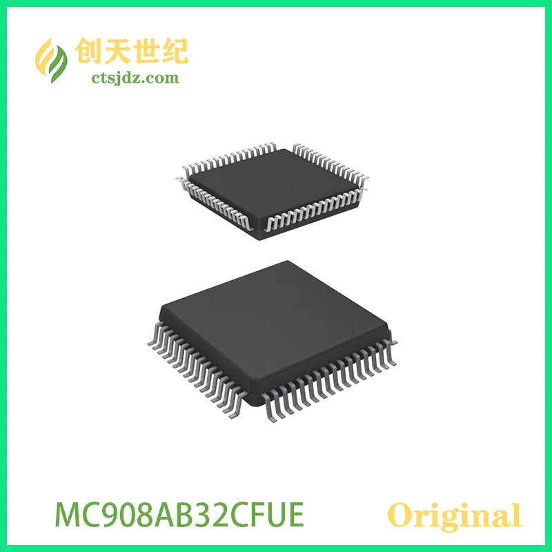 

MC908AB32CFUE New&Original HC08 Microcontroller IC 8-Bit 8MHz 32KB (32K x 8) FLASH