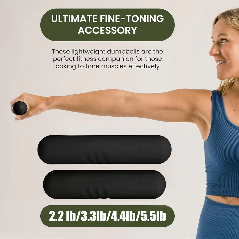 1Pcs Dumbbell Hand Weight Bars,1/1.5/2/2.5kg Dumbbells for Walking,Workout,Pilates,Strength Training, Gym,Running,Yoga, Dance - view 4