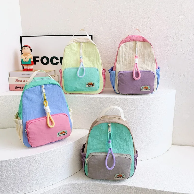 New Women's Backpack Fashion High Quality Lightweight Student Backpack Small Fresh Versatile Multi Functional Girl Travel Bag