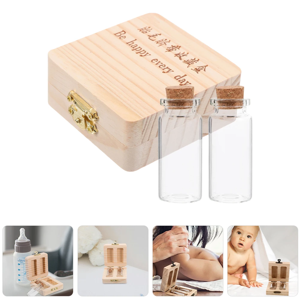 

1 set 1 Set Keepsake Storage Box For Kids Fetal Hair Umbilical Cord For Kids Large Capacity Newborn Gift