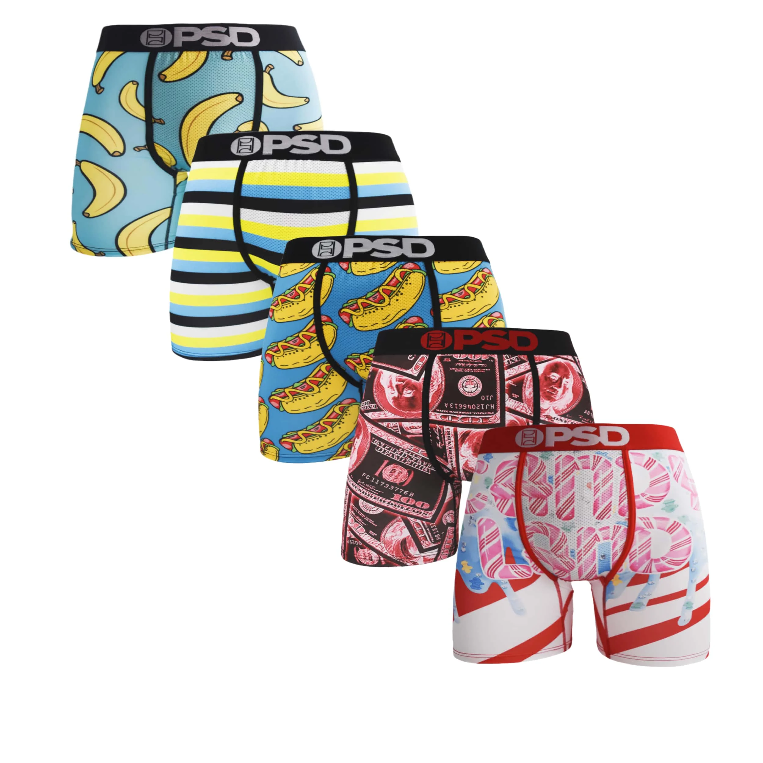 

5Pcs Naked and skin-friendly! Men's breathable men's underwear for a stress-free wearing experience