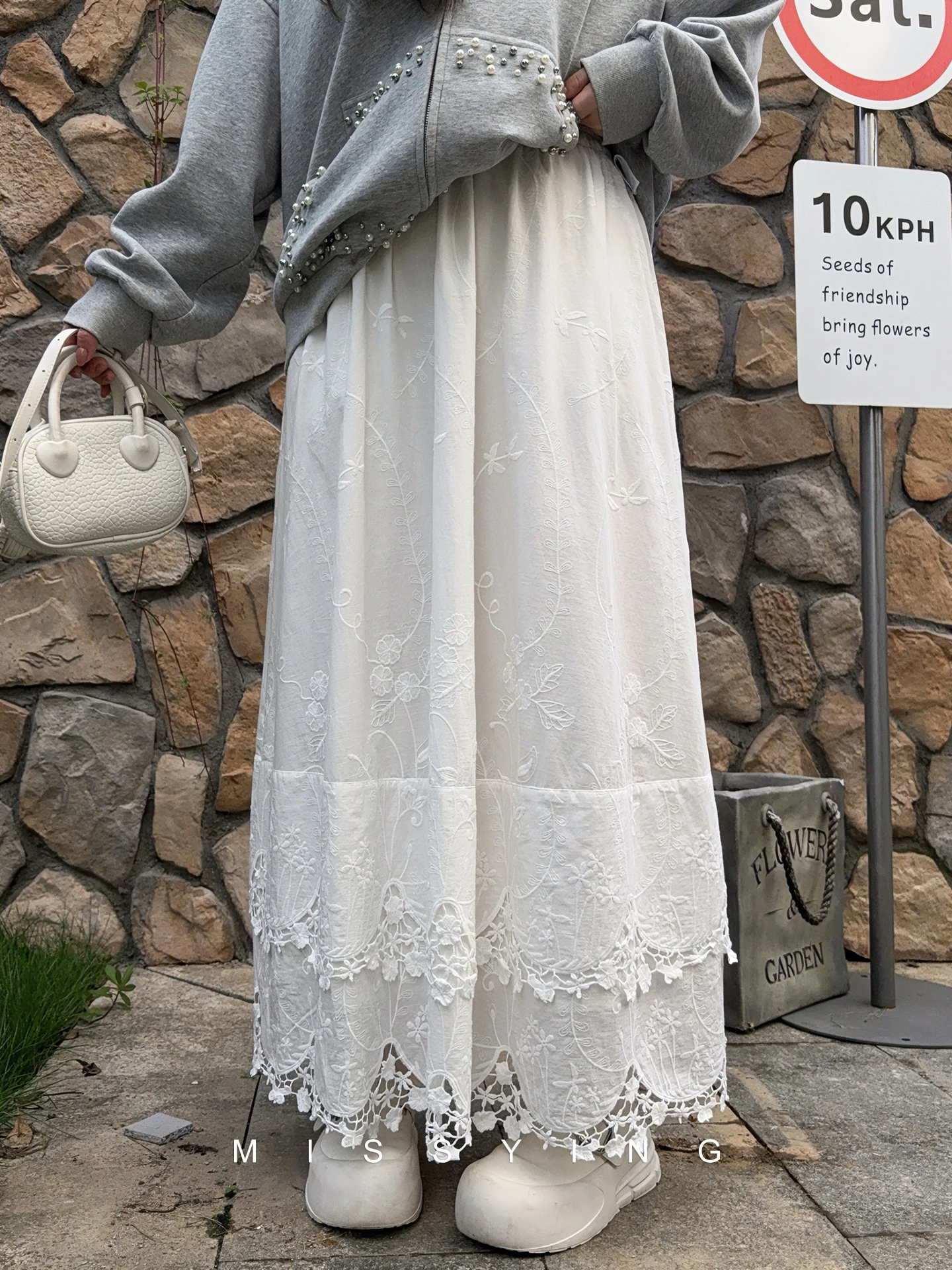 

Кружевная юбка очень большого размера в Cry White от Miss ng Sweet Tea Dance New Sle Fairy T Cake Юбка Casual High Wai...
