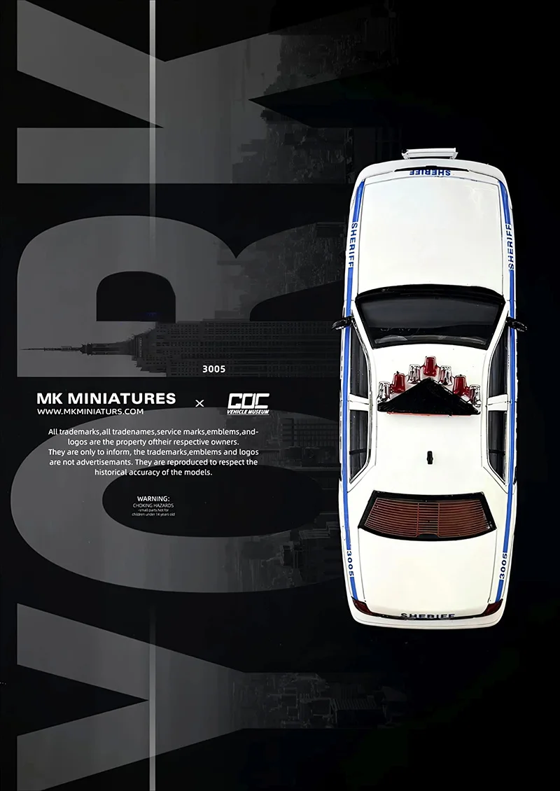 

GOC MK Diecast 1:64 Scale Victoria Crown CV Alloy Car Model Static Collection Decorated Holiday Gifts Toys