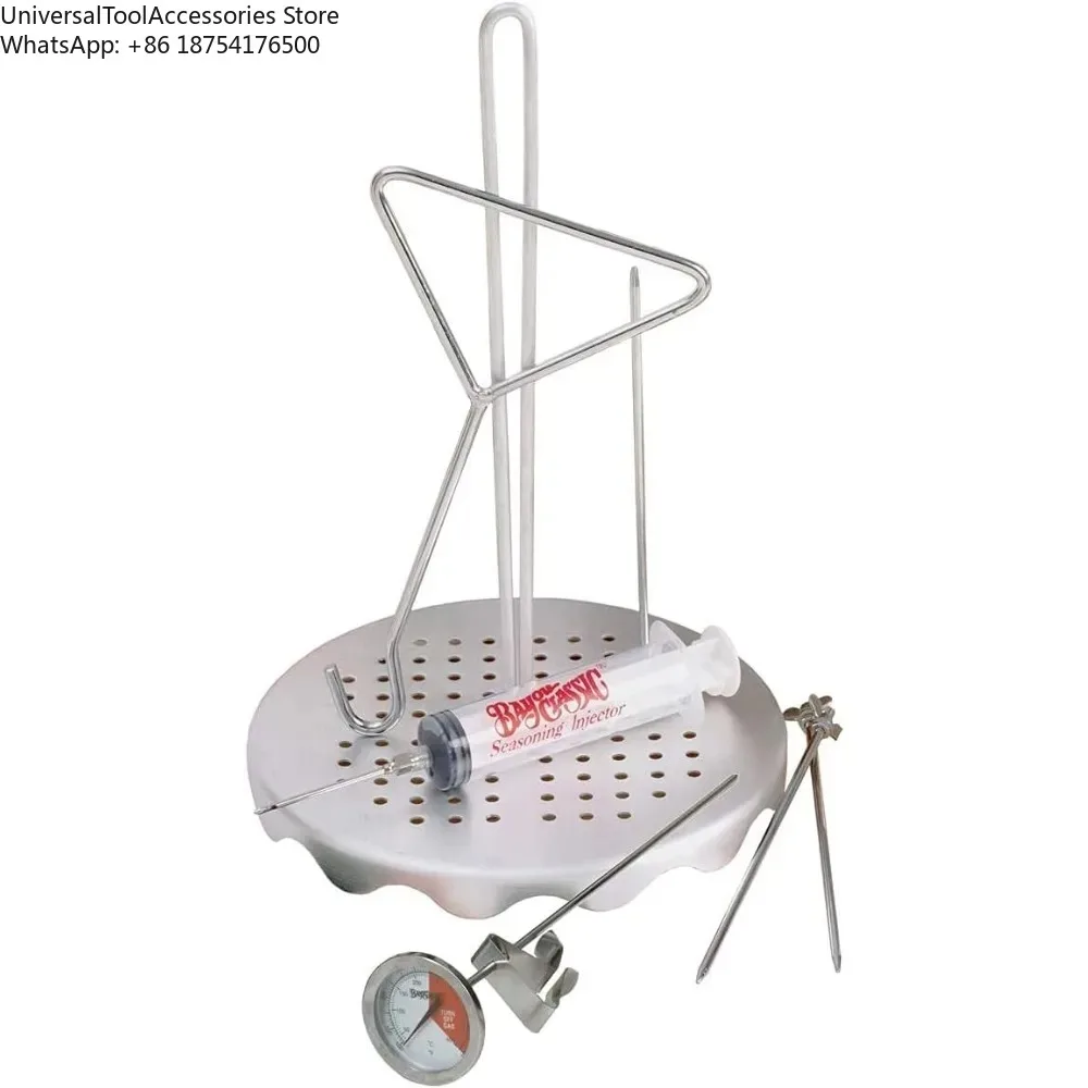 Enterprises Turkey Deep Fryer Oversized 44 Quart Stainless Steel Big Bird Kit Big 25 lbs Huge Turkeys Complete KIT TOP