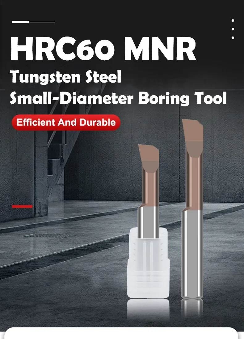 SHAZAM MNR Bohrwerkzeuge mit kleinem Durchmesser, Wolframstahl-Hartmetall-CNC-Maschinen-Bohrwerkzeug, seismisch widerstandsfähiges Innenbohr- und Drehwerkzeug – Detail 1