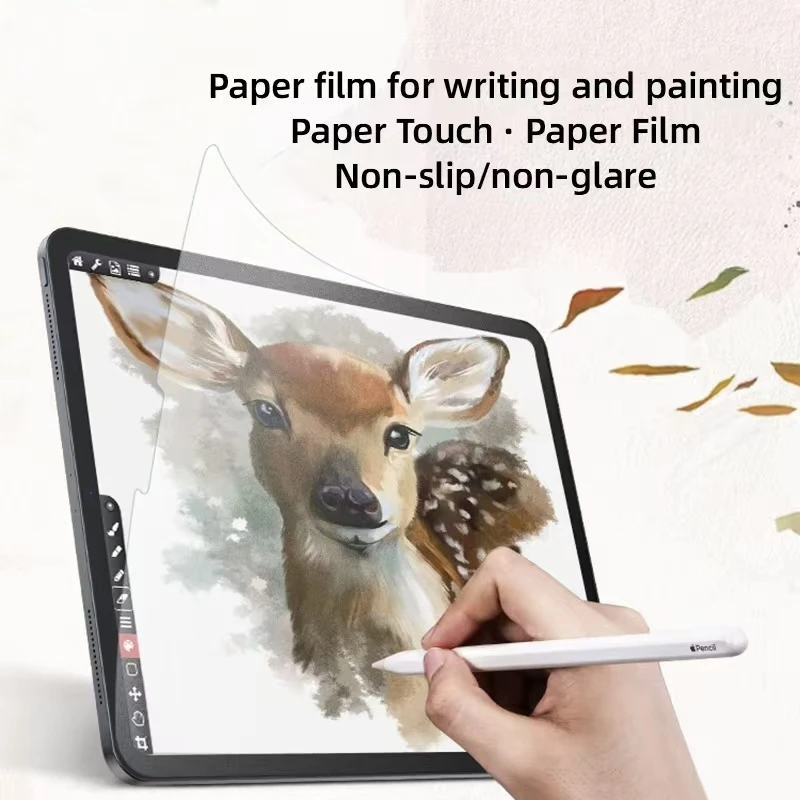 1 шт. Защитная пленка с эффектом бумаги для iPad Pro 11, 13 (M4, M5), iPad 10, 11-го, 12-го поколения (10.9, 12.9), iPad Air 6-го, 7-го, 8-го поколения. Аксессуары.