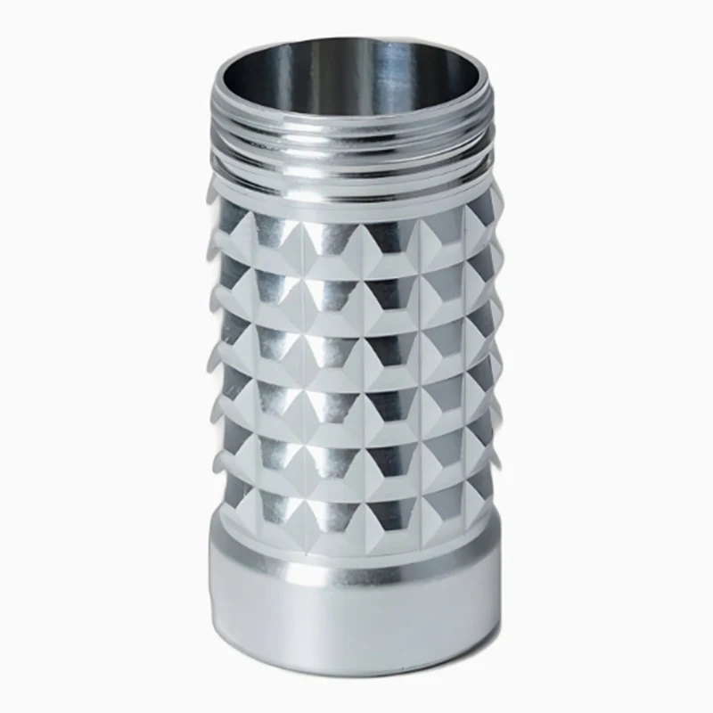 CNC Machining, Aluminum Alloy Precision Machining, High-Precision Threaded Cups, Ribbed Threaded Pipes, Threaded Barrels