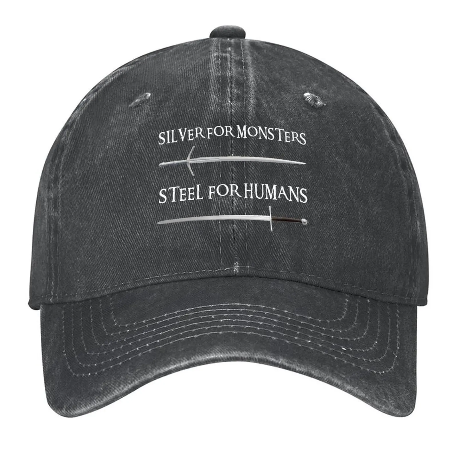 

Silver for Monsters, Steel for Humans IV - Witcher Baseball Cap Sun Cap New In Hat Winter hat Golf Wear Men Women's