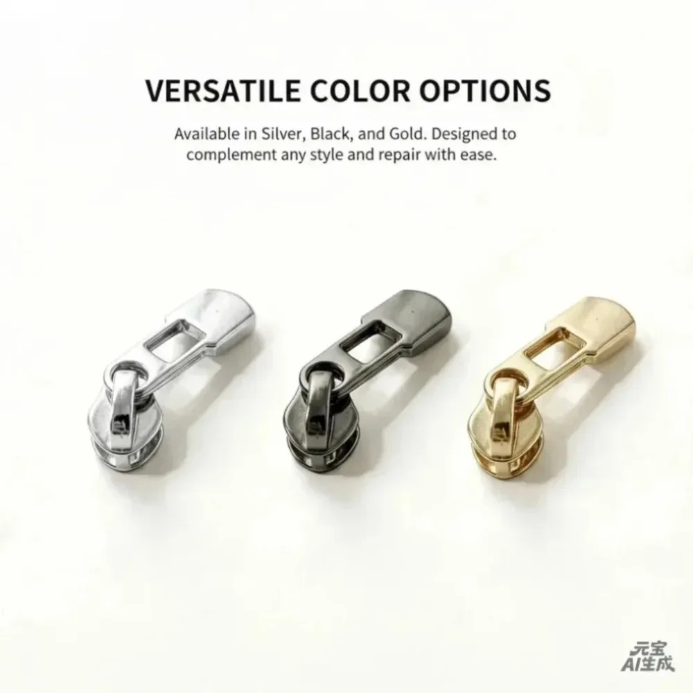 5-30Pcs 3# 5# Nylon Zipper Sliders for Zips Tape Clothes Coat Zippers Pull Head Backpack Zip Repair Kit DIY Sewing Accessories