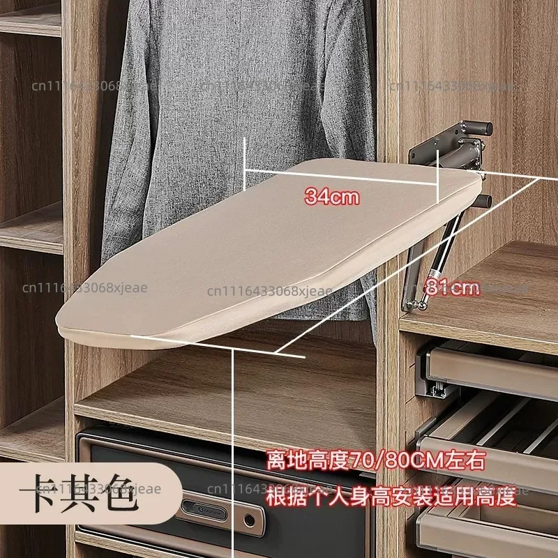 Wall Mount Foldable Ironing Board, High Temperature Resistant Thickened Ironing Table for Home