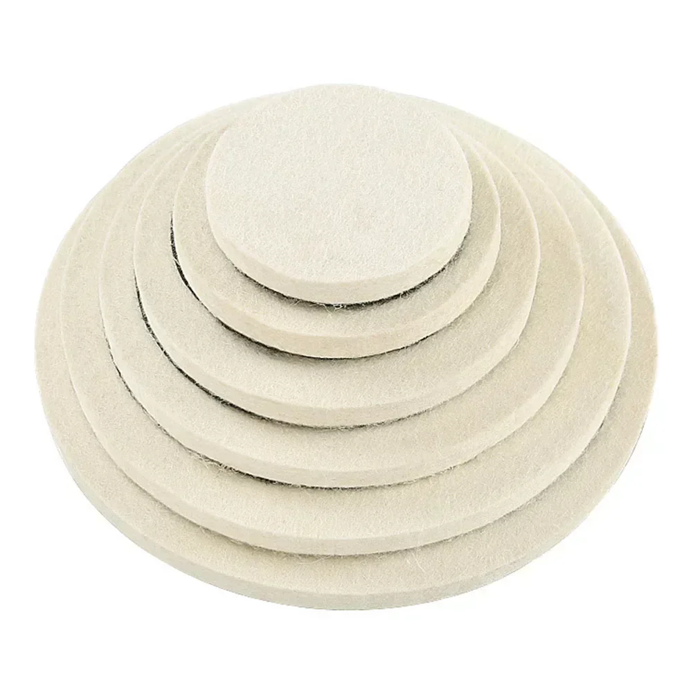 1pc Polishing Disc Wool Felt Sanding Wheel 3-8inch Buffing Pad Grinding Disc For Polishing Machine Angle Grinder Drill Tool