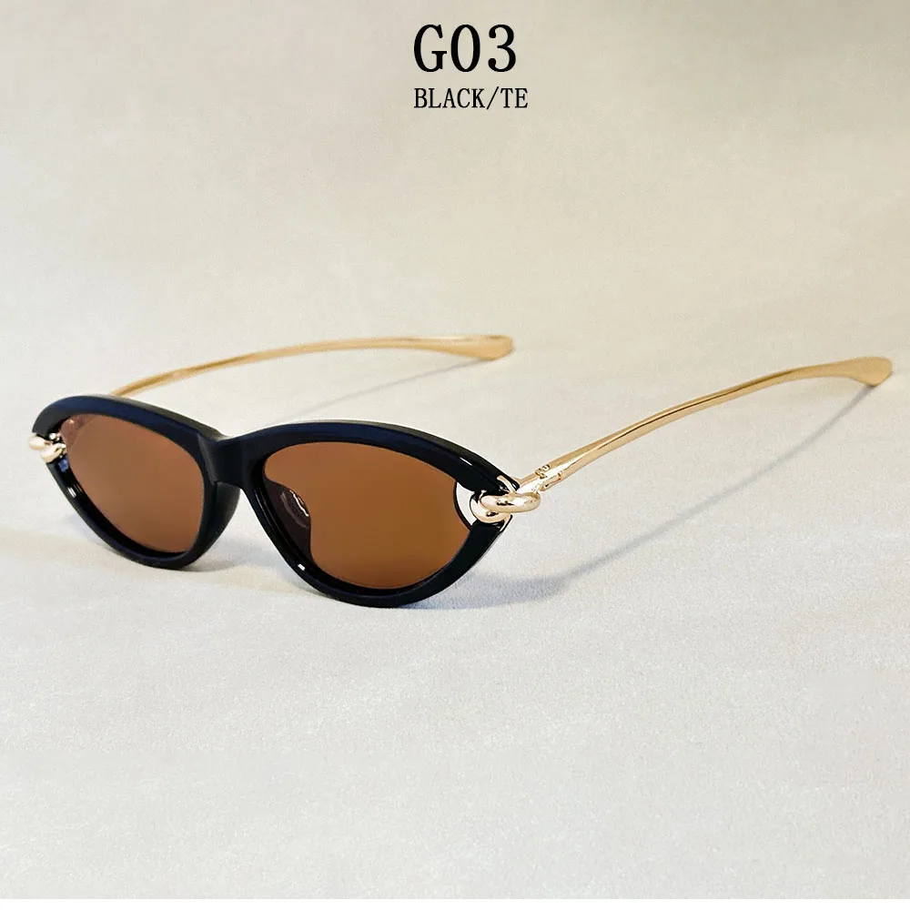Mode Oval Sonnenbrille Frauen 2026 Luxus Vintage Neue Cat Eye Sonnenbrille Gläser Luxe Lunette Soleil Femme Lentes De Sol Mujer – Detail 5