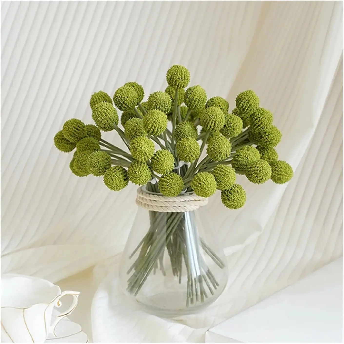 Künstliche Blumen Seiden-Kugelchrysanthemen Heim-Raumdekoration Festliche Kränze Hochzeits-Brautstrauß Party-Geschenke Zubehör