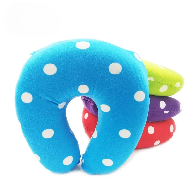 Orthopedic Neck Latex Memory Foam Pillow Travel Slow Rebound Headrest U-Shape Massage Pillows for Office Airplane Flight Travel