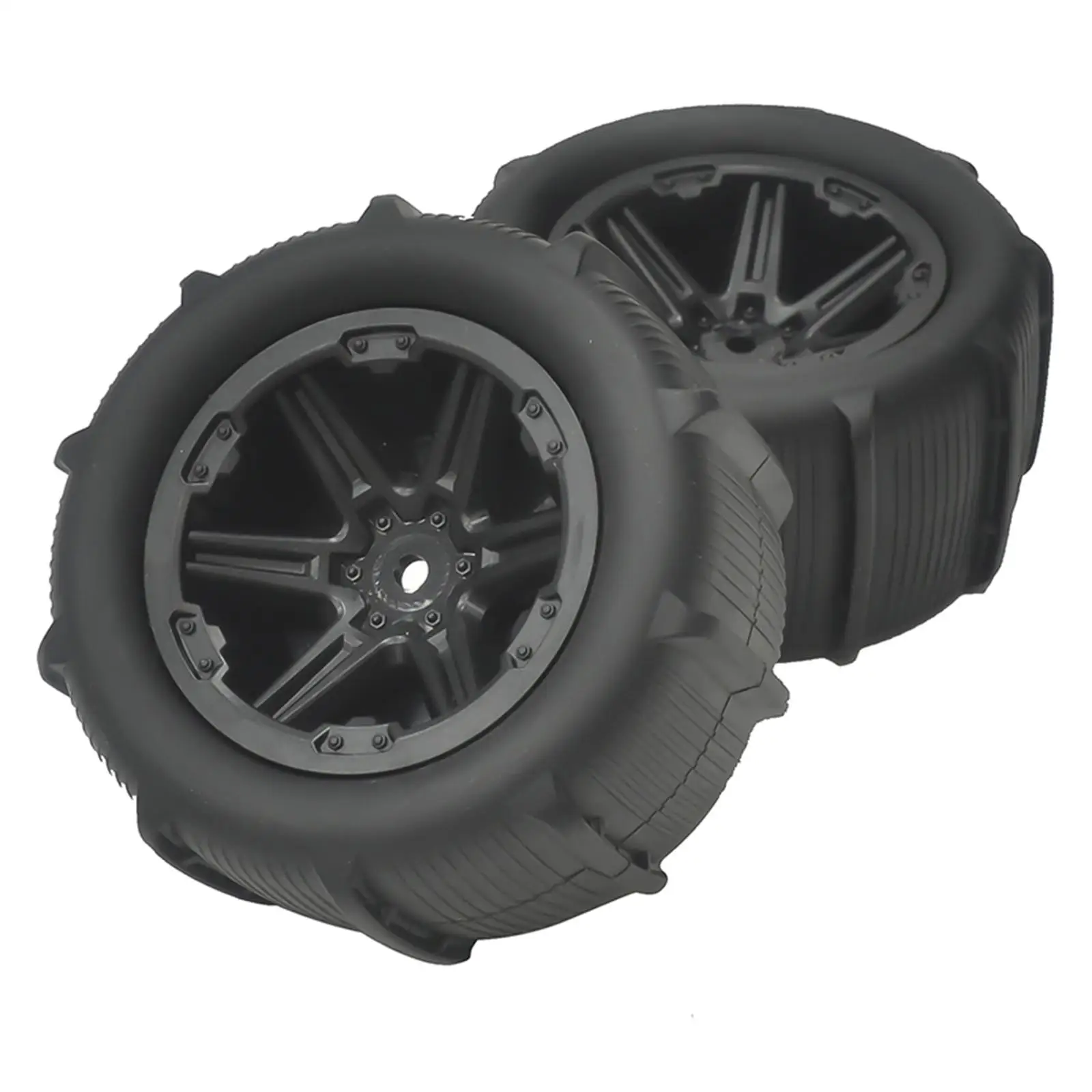 Llanta y neumáticos de coche RC, neumáticos del desierto para accesorio de coche RC 1/14 1/16