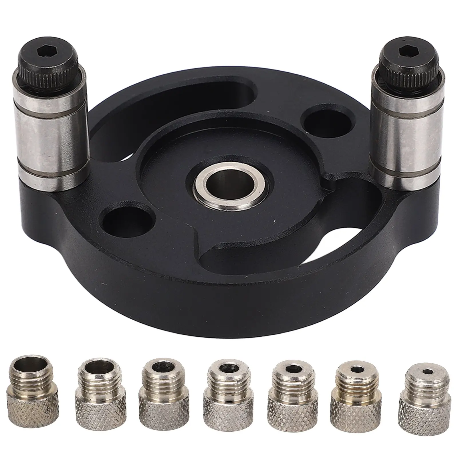 

Self Centering Dowel Jig Single Hole Position Woodworking Doweling Jig Hole Punch Drill Locator