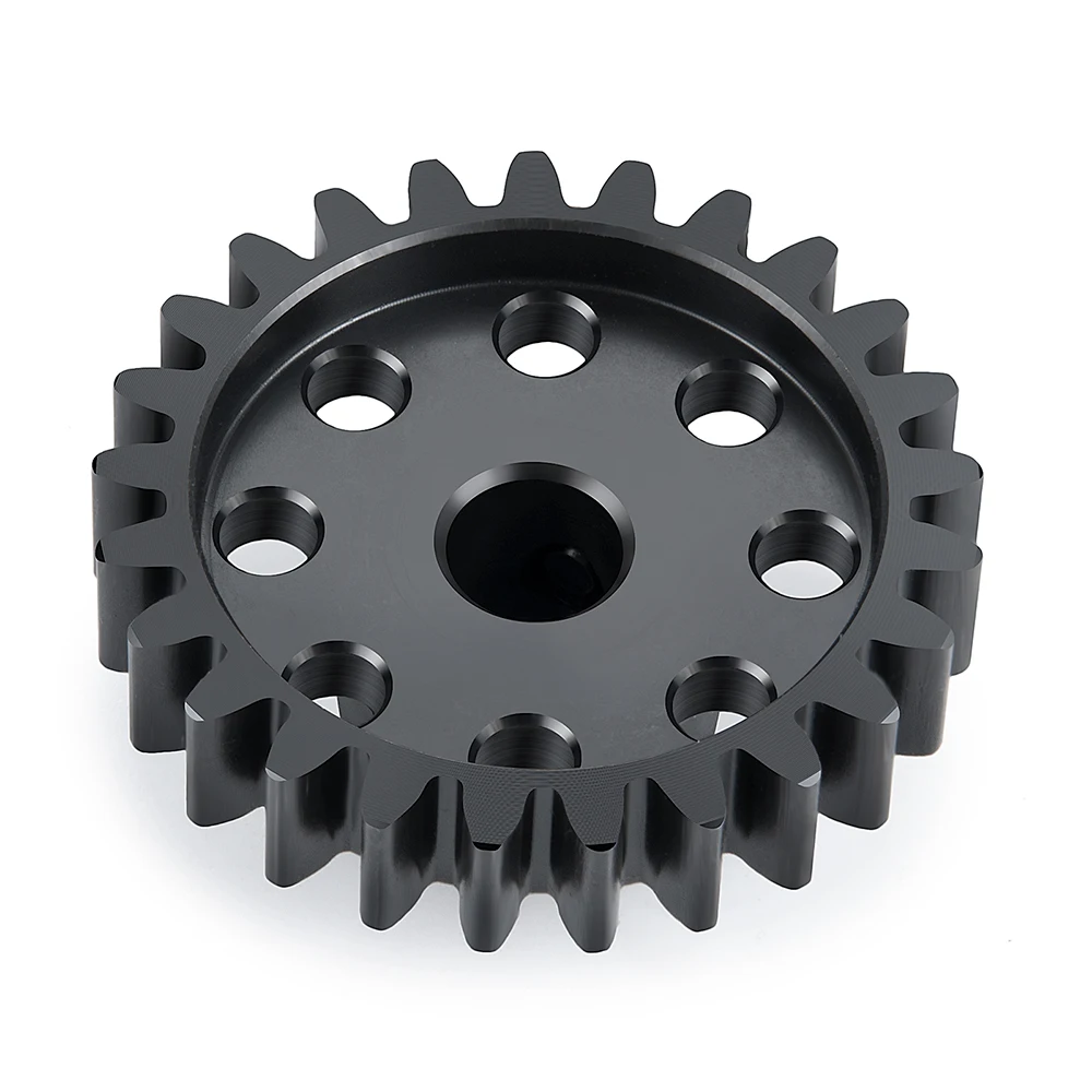TRINOOD 1 Stück M1,5 Stahl-Motorgetriebe Ritzel 8 mm 24 Zähne 25 Zähne 26 Zähne 27 Zähne 30 Zähne für 1/5 X-MAXX, 1/10 E-REVO RC Buggy Truck Teile – Detail 8