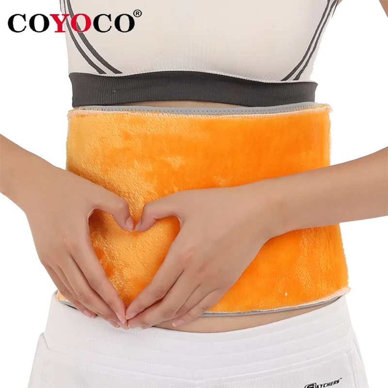 Warm Breathable Bamboo Charcoal Back Brace, Adjustable Lumbar Support Belt, Gold Fluff Waist Protector for Men Women