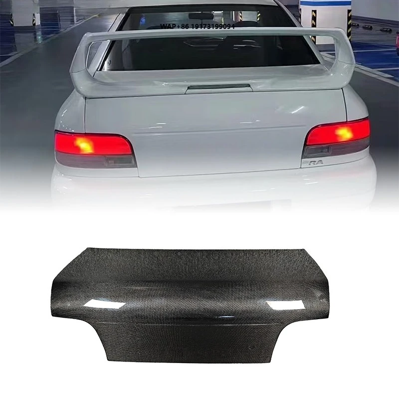 OEM Style Lightweight Carbon Fiber Trunk Lid for  WRX STI GC8 1992-2000 Replace Real Carbon Fiber Boot Lid Body Parts