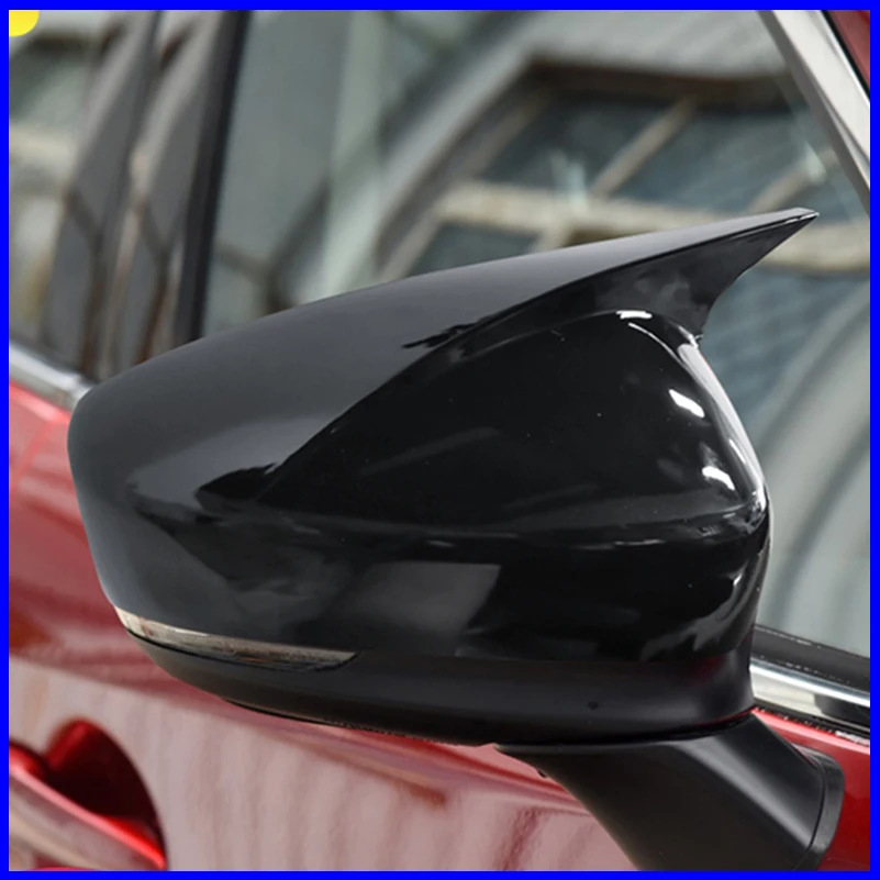 

Car Styling For Mazda 6 2017-2020 Rearview Mirror Cover Caps Housing With Horn Decorate Sticker Trim Auto Parts Accessories
