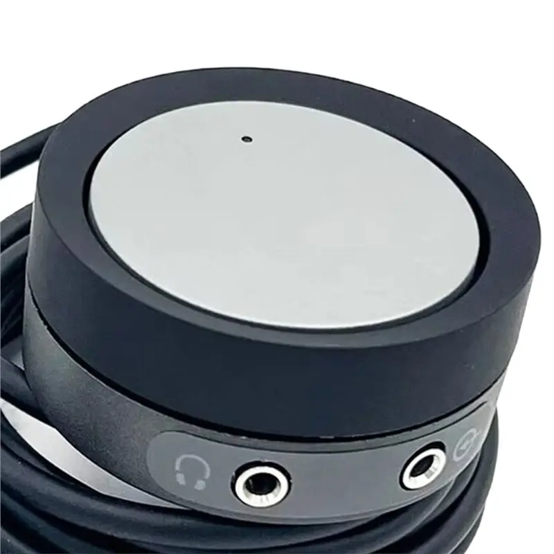 DT21 Wire Control Volume Control Pod for Bose Companion 5 Speakers, 10Pin Home Audio Volume Controller, Black ABS