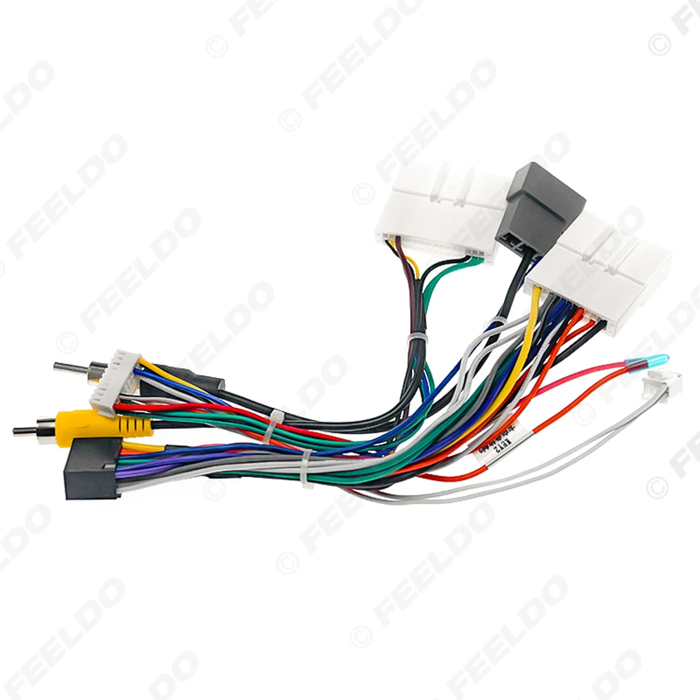 

Автомобильный 16-контактный жгут проводов аудио для Nissan Venucia T70 T90, адаптер для стереоустановки послепродажного обслуживания