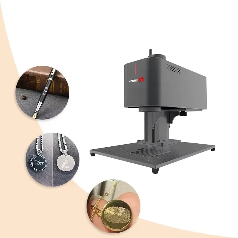 20W Marking Machine Optional Rotary Gold Steel Engraving And Cutting Small 19kg Fiber Marking Machine Metal