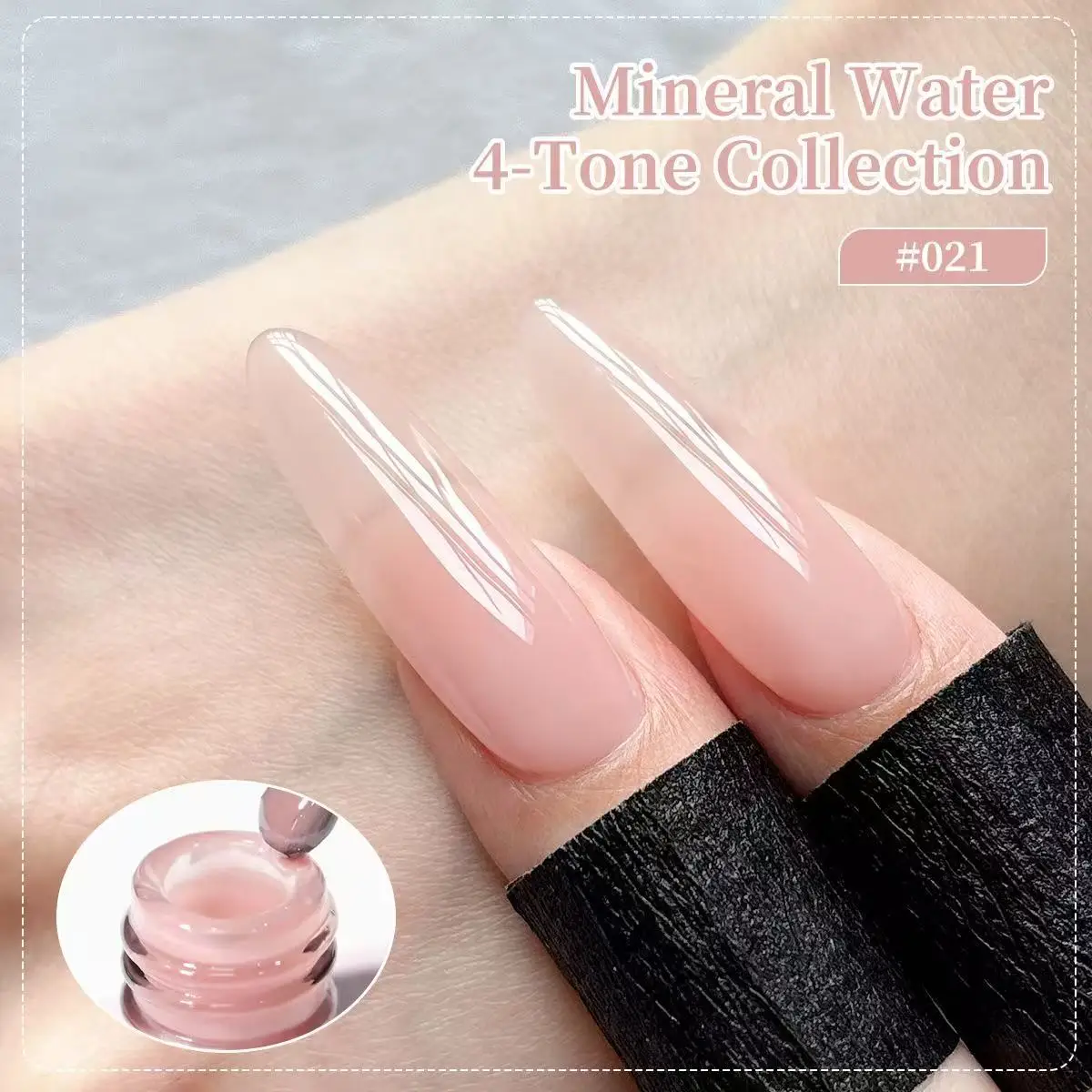 XEIJAYI 4 colori gelatina gel smalto set 15ml rosa naturale unghie nude art Soak Off UV/LED nail art smalto permanente