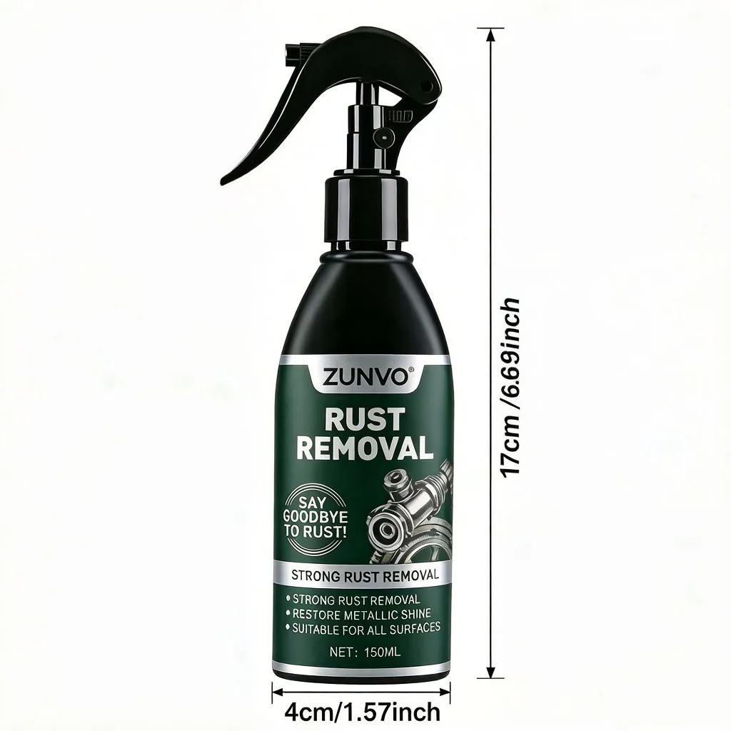Strong Rust Remover Spray Restore Metallic Shine For Metal Surfaces