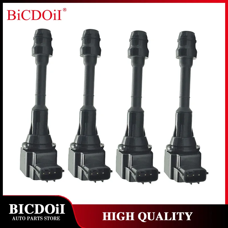 4Pcs Ignition Coil For Nissan Altima Sentra 2.5L X-Trail T30 Primera P12 22448-8H315 22448-8H300 22448-8H310 Ignition System