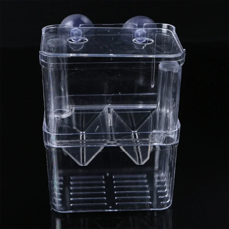 Acrylic Fish Hatchery Case Transparent Aquarium Small Breeder Box Separation Isolation Incubator Boxes with Suction Cups