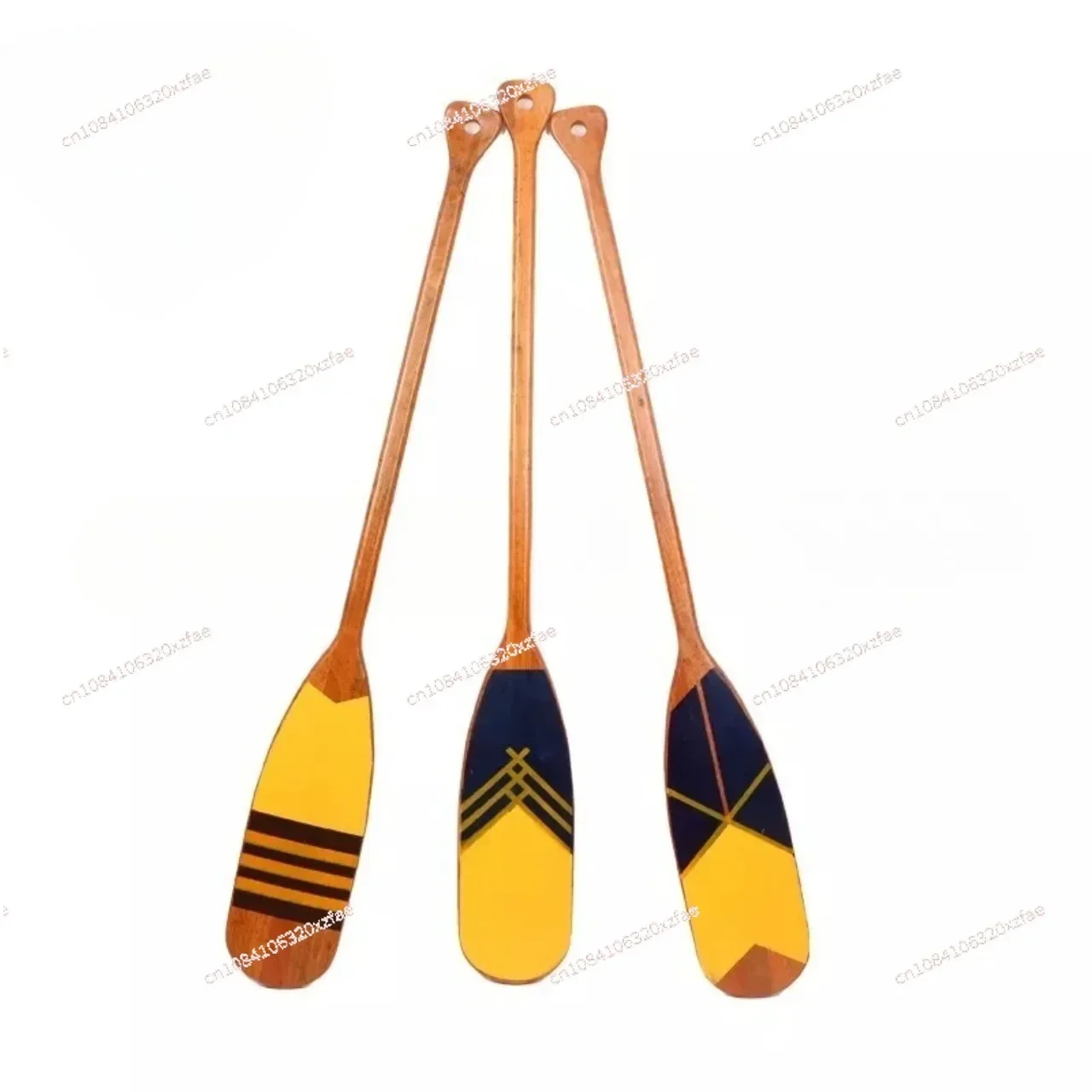 120cm Vintage Style decoration wooden rowing boat oars canoe paddle