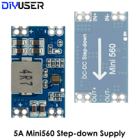 Mini560 5A DC-DC Mini560 PRO Step-Down Stabilized Voltage Supply Module 6-30V To 3.3V 5V 9V 12V
