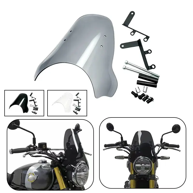 Windshield FOR RE BEAR650 BEAR 650 BEAR 650 2025 2026 Motorcycle Windscreens Wind Deflectors Bear650