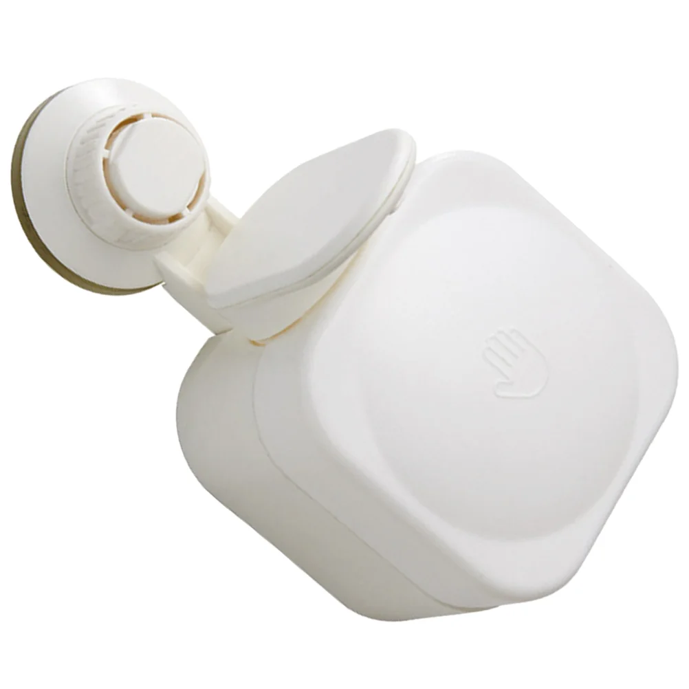 

Wall-mounted Manual Soap Dispenser Suckers with Suction Cup Abs Dispensers Shower Shampoo