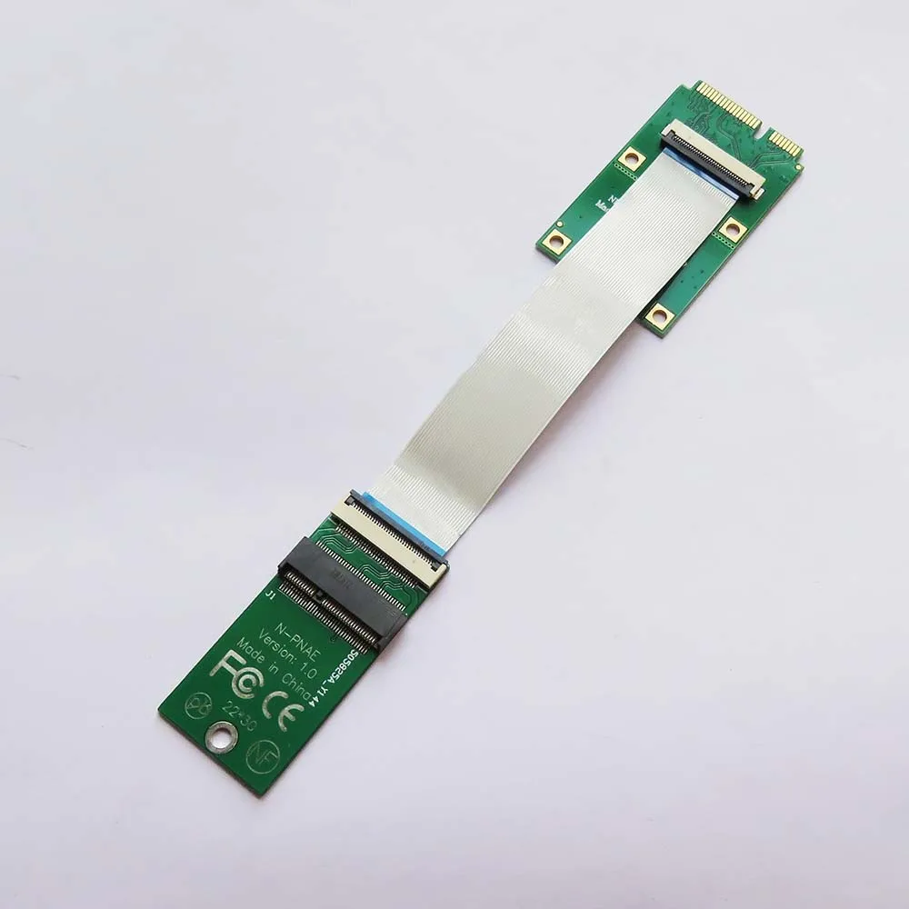 A + E/E key M.2 WIFI-карта на MINI PCIE Удлинительный кабель, переходник с поддержкой PCIE Protocol M.2 WiFi-карты, переходник-конвертер, переходник