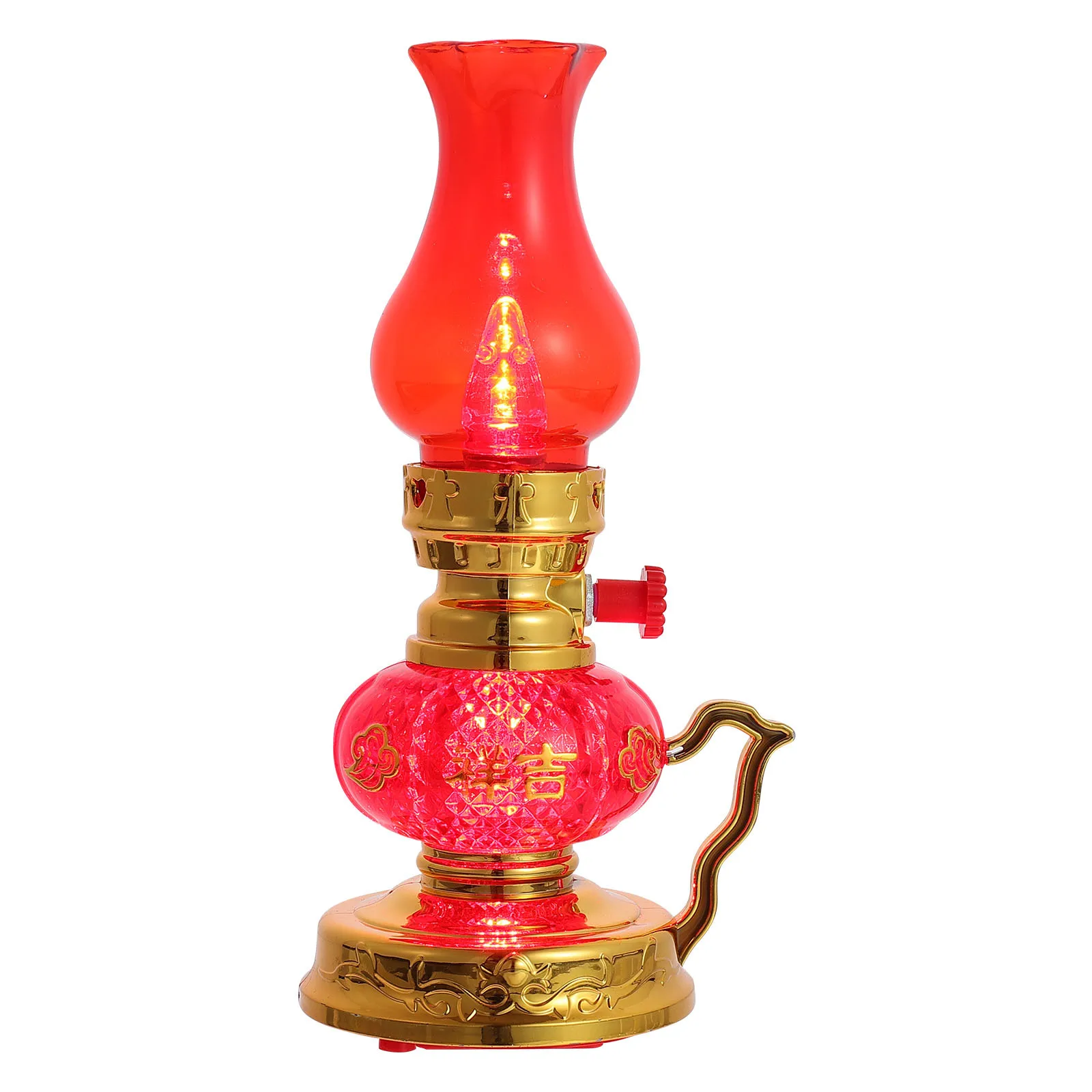 1pc Charging Electric Lamp Exquisite Religious Light For Home Temple Decor Desktop Use Buddha Table