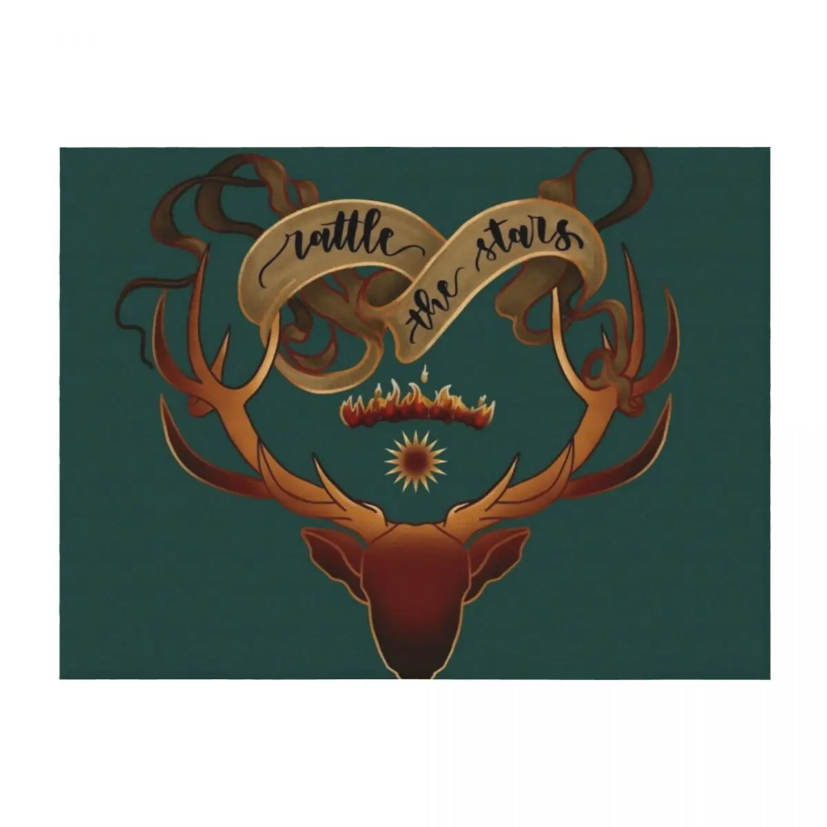 

Rattle the stars - Throne of Glass Throw Blanket Thin christmas gifts Hair Soft Blankets