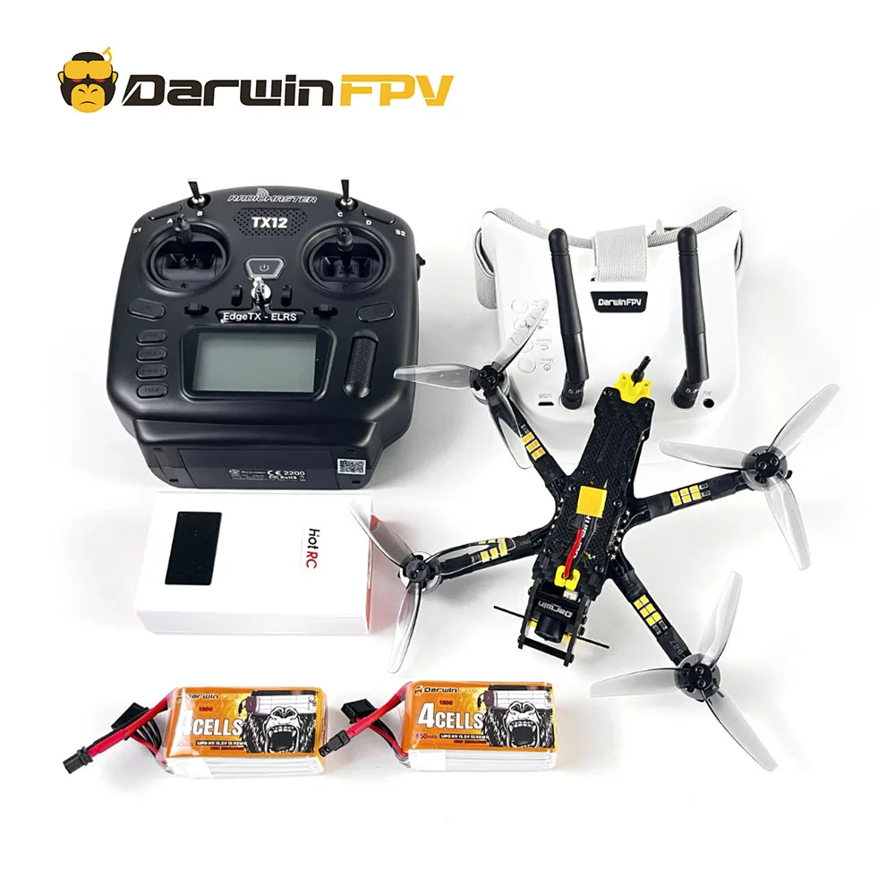 DarwinFPV 비행 제어 쿼드콥터, BabyApe 2 FPV 드론, 6S 4S RTF FPV 드론