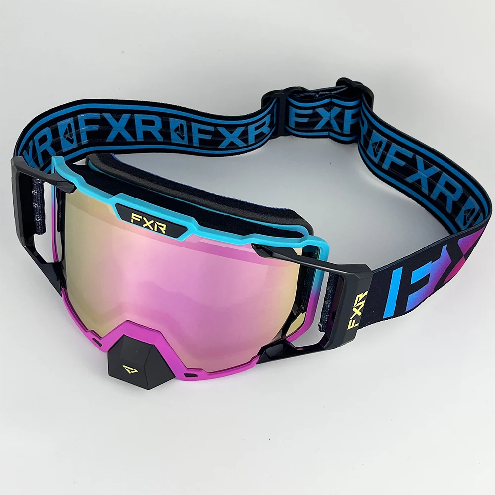 FXR موتوكروس نظارات مكافحة الضباب التزلج نظارات ATV MTB حماية الدراجات سباق الدراجات النارية نظارات يندبروف على الجليد حملق