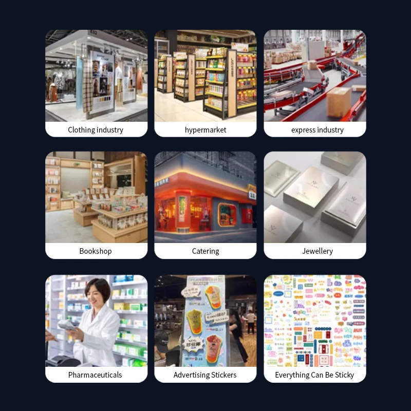 A4 Holographic Vinyl Sticker Paper Transparent Bubbles PET Adhesive Paper For Inkjet Printer Waterproof Anti-tear DIY