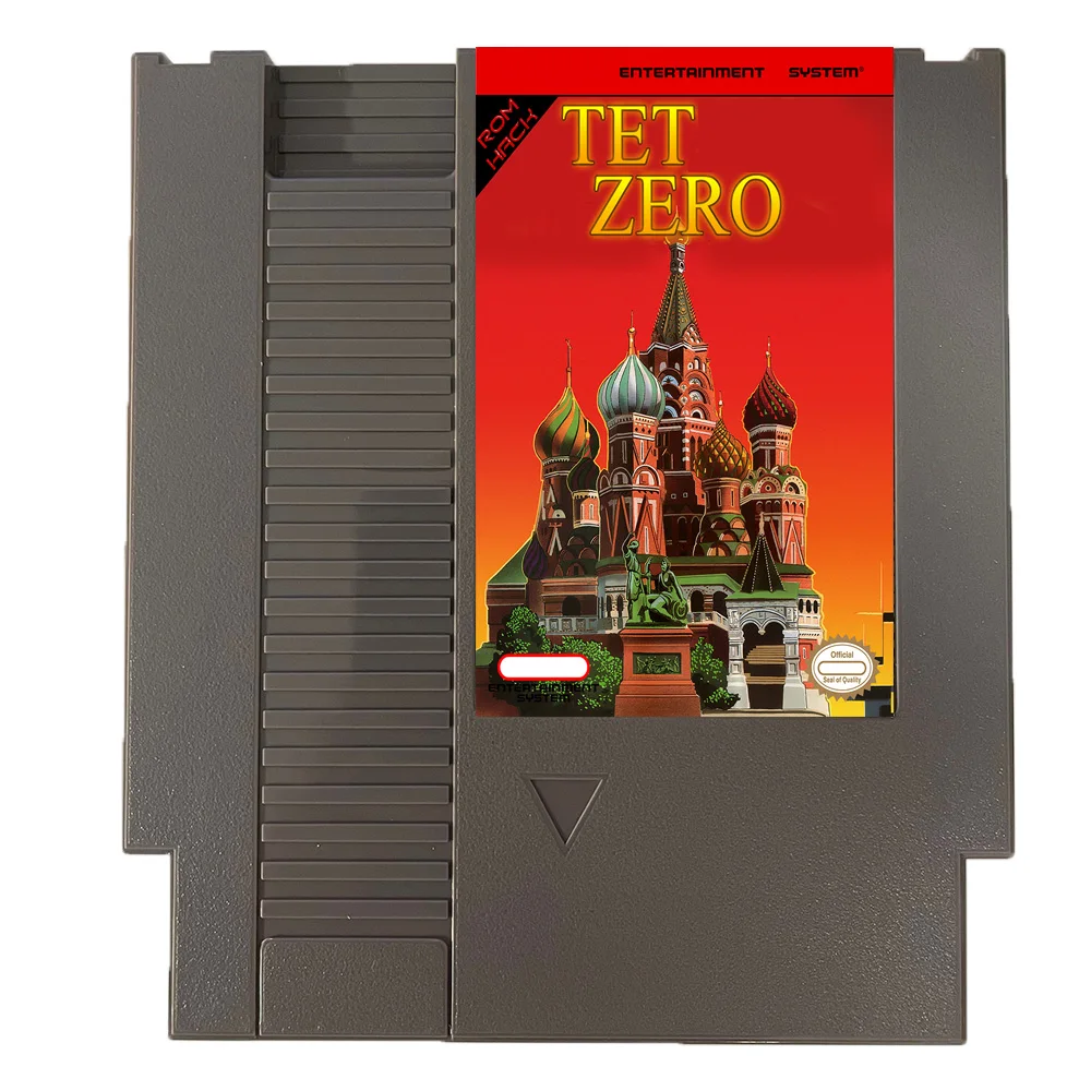 Tet Zero NES Rom Hack - 8 Bit 72Pins Game Card PAl/NTSC USA VERSION Game Cartridge For NES Classic Console - ENGLISH