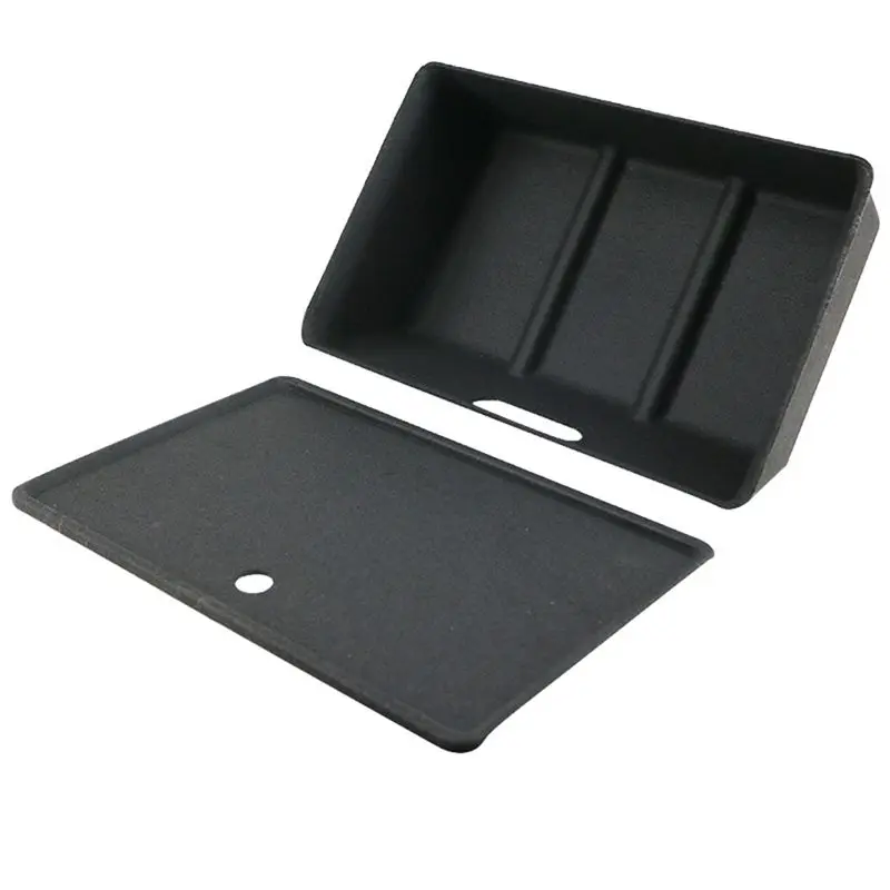 

Simple 2-Pack Armrest Storage Box Model Y Storage Box Felt Storage Box Under Seat Felt Organizer With Lid Accessory For Tesla Mo