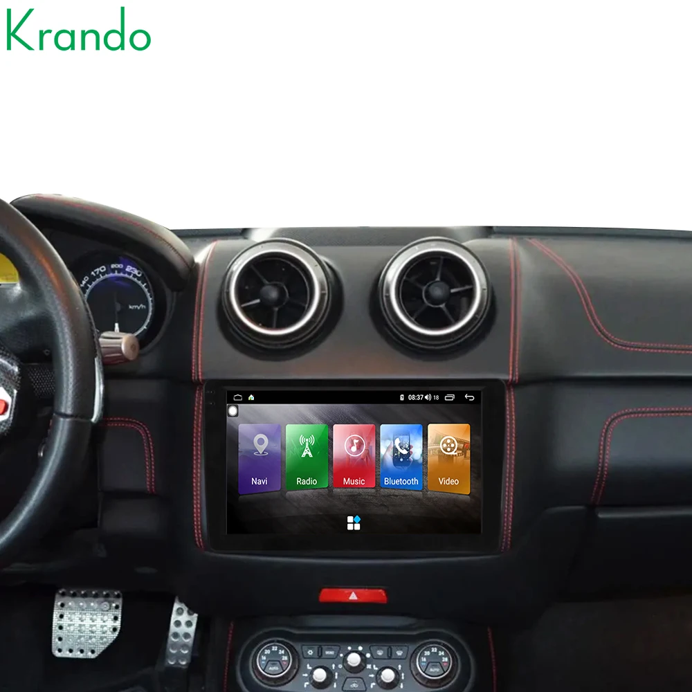 Krando 9 بوصة أندرويد السيارات NBT الملاحة Carplay لفيراري كاليفورنيا T 2009-2018 السيارات لتحديد المواقع والملاحة