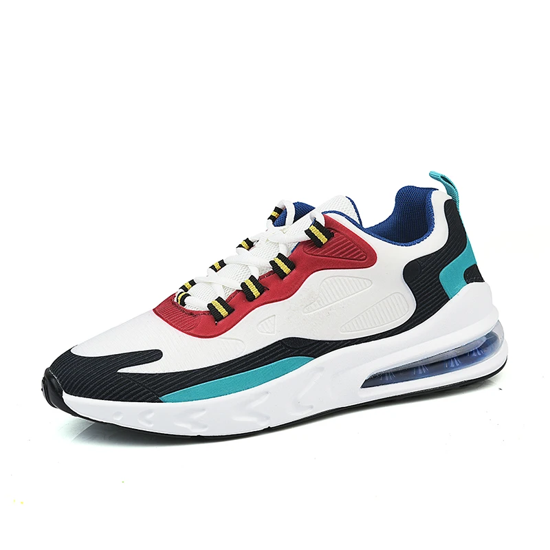 

Running Shoes Men Lightweight Anti-slip Mesh Casual Shoes Men Color-blocked Thick Sole Comfortable Soft Lace-up Sports Shoes Men