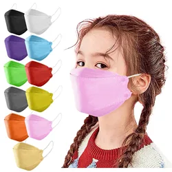 Children's Outdoor Mask Droplet And Haze Prevention Fish Non Woven Face Mask Outdoor Dust-Proof Face Protective Mask