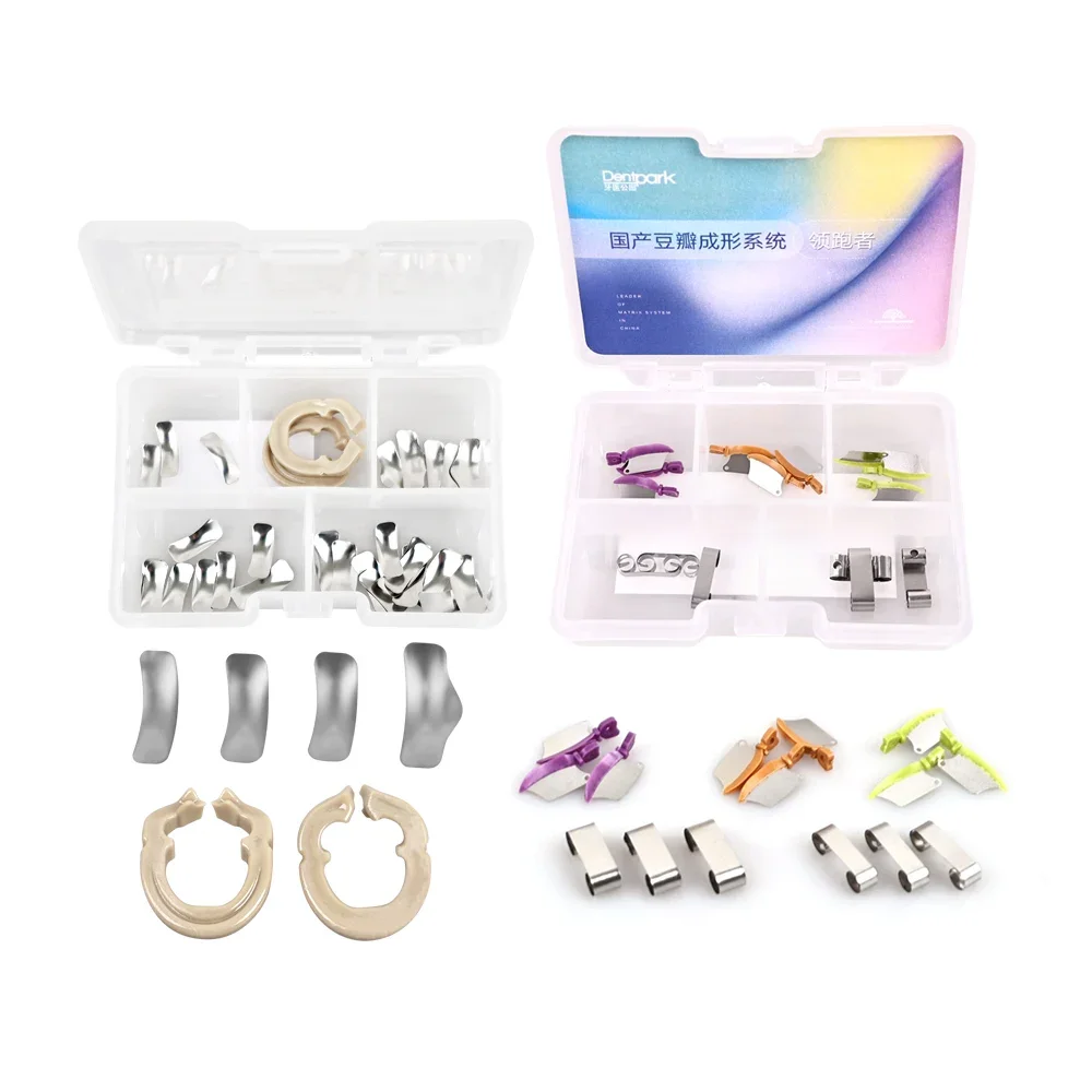 Kit de sistema de matriz seccional Dental G2/F1, Kit de protectores de cuña de matriz Dental M3, anillo de sujeción de resina, instrumentos de dentista esterilizables en Autoclave