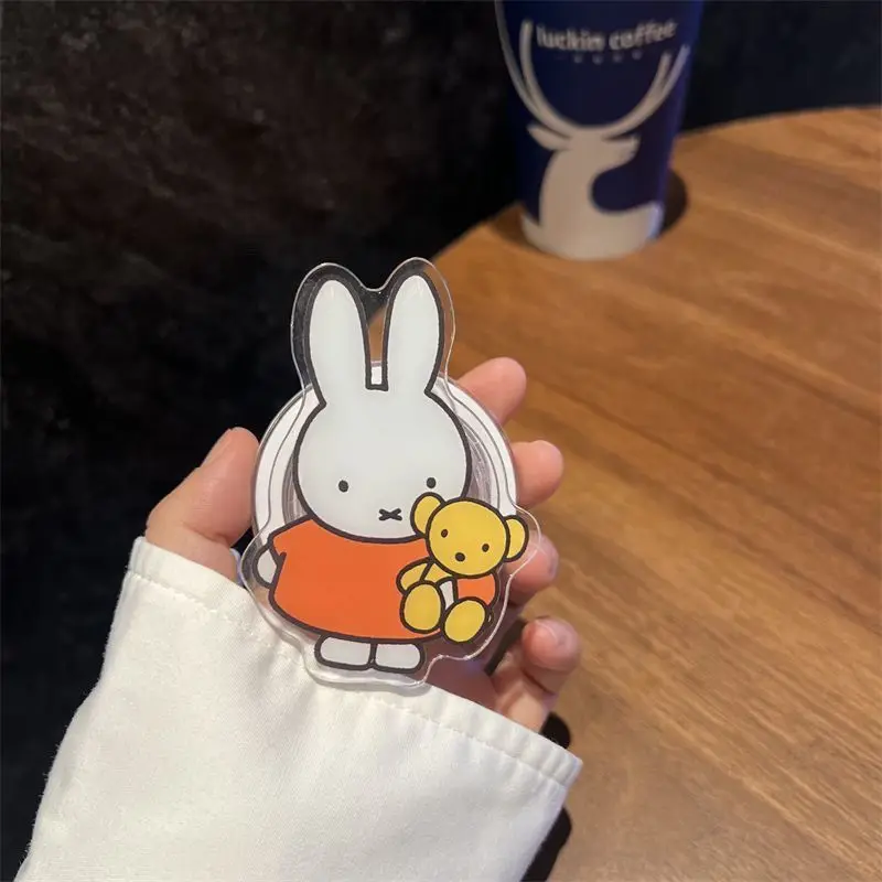 Kawaii Miffy Magnetischer Halter Geeignet für MagSafe Ausziehbarer Handyhalter Geschenk-Spielzeug für Mädchen – Detail 3